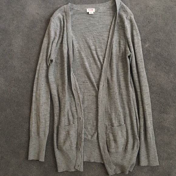 Mossimo Supply Co. Sweaters - Dark gray cardigan
